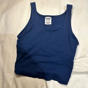 PINK Victoria's Secret Blue Tank Top